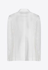 Dolce & Gabbana Double-Breasted Suit Jacket White G2TV8TGJ422/Q_DOLCE-W0001