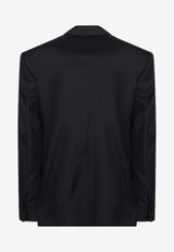 Dolce & Gabbana Single-Breasted Wool Jacket Blue G2VN6TGK048/S_DOLCE-B0665