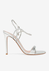 Gianvito Rossi Eternity 105 Sandals G32578 15RIC NPSARGE NAPPA SILK SILVER