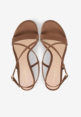 Gianvito Rossi Larisse 105 Sandals G32625 15RIC CRETEXA CREPE SATIN TEXAS