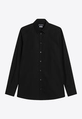 Dolce & Gabbana Long-Sleeved Regular Shirt Black G5EJ1TFU5U8/R_DOLCE-N0000