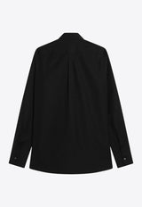 Dolce & Gabbana Long-Sleeved Regular Shirt Black G5EJ1TFU5U8/R_DOLCE-N0000