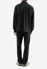 Tailored Pinstripe-Pattern Shirt