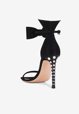 Gianvito Rossi 105 Flash Bow Sandals G61731 15PXS FHXNERO FLASH BLACK