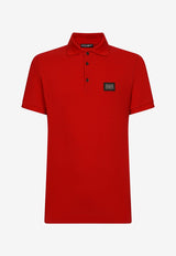 Dolce & Gabbana Logo Polo T-shirt G8PL4T G7F2H R0026 Red