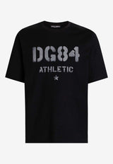 Dolce & Gabbana DG84 Athletic T-shirt Black G8PN9T G7PZL N0000