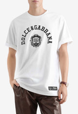 Dolce & Gabbana Embroidered Logo T-shirt White G8PN9Z G7POP W0800
