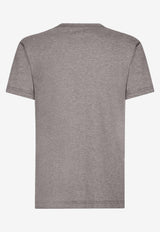 Dolce & Gabbana Logo Short-Sleeved T-shirt G8PT1T G7F2I S8291 Gray