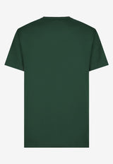 Dolce & Gabbana Logo Short-Sleeved T-shirt G8PT1T G7F2I V0340 Green