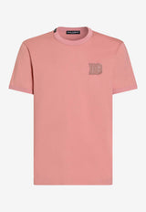 Dolce & Gabbana DG Logo Patch T-shirt Pink G8PV1Z G7P3N F0473