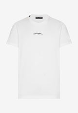 Dolce & Gabbana Logo Short-Sleeved T-shirt G8RN8Z G7NUB W0111 White