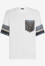 Dolce & Gabbana Printed Jersey T-shirt White G8SB2T G7PZK W0800