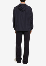 Dolce & Gabbana Logo Reversible Windbreaker Jacket Blue G9AHBT FUMQ7 B3895