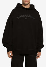 Dolce & Gabbana Logo Print Hooded Sweatshirt Black G9AKAT HU7PP N0000