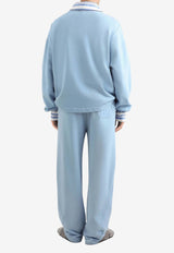 Dolce & Gabbana DG Logo Patch Oversized Sweatshirt Light Blue G9CCXZ G7P0W B1581