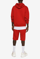 Dolce & Gabbana Logo Hooded Sweatshirt G9ZU0T G7F2G R2254 Red