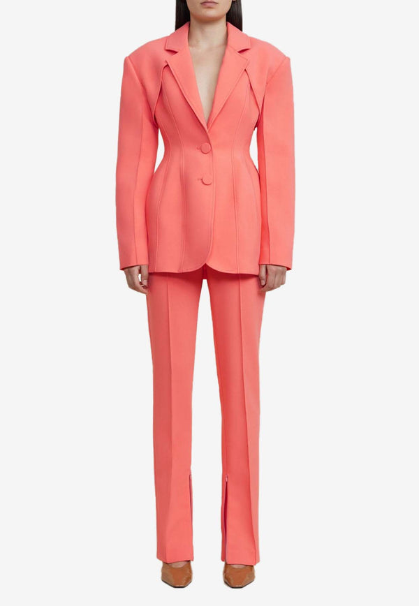 Acler Hawthorn Single-Breasted Blazer Pink