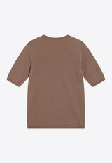 Max Mara Gerico Wool Knit Top Brown GERICOCO/R_MAXM-004