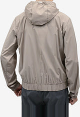 Herno Zip-Up Windbreaker Jacket Gray GI000656U_LIGHT GREY
