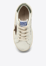 Golden Goose DB Kids Super Star Low-Top Sneakers in Leather GJF00101F005309/O_GOLDE-11666