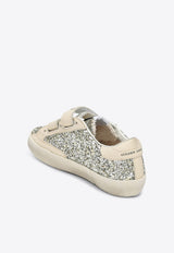 Golden Goose DB Kids Babies Old School Glittered Sneakers Silver GJF00111F005314/R_GOLDE-65195