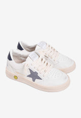 Golden Goose DB Kids Baby Boys Ball Star Leather Sneakers White GJF00439.F007454.82479_WHITE MULT