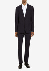 Dolce & Gabbana Single-Breasted Glen Plaid Suit Blue GK0EMT FQ2NJ S8101