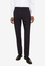 Dolce & Gabbana Single-Breasted Glen Plaid Suit Blue GK0EMT FQ2NJ S8101