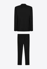Dolce & Gabbana Single-Breasted Wool Suit Black GK0EMTGF874/R_DOLCE-N0000