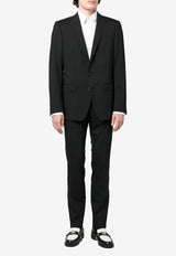 Dolce & Gabbana Single-Breasted Wool Suit Black GK0RMT GF874 N0000
