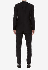Dolce & Gabbana Single-Breasted Wool Blend Suit - Set of 3 Black GK2WMT FU2Z8 N0000