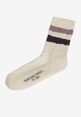 Golden Goose DB Kids Girls Distressed Socks White GKP00883P001107/R_GOLDE-12297