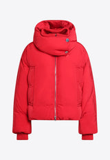 Sportmax Water-Repellent Cropped Down Jacket Red GLIZIANY/R_SPORM-002
