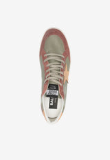 Golden Goose DB Ball Star Distressed Low-Top Sneakers Multicolor GMF00117.F008160.83256_GREEN MULT
