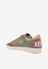 Golden Goose DB Ball Star Distressed Low-Top Sneakers Multicolor GMF00117.F008160.83256_GREEN MULT