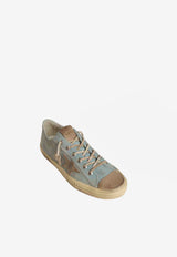 Golden Goose DB V-STAR 2 Canvas Low-Top Sneakers Light Blue GMF00129.F007500.50934_DENIM