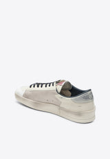 Golden Goose DB Stardan Distressed Leather Sneakers Cream GMF00333F008119/S_GOLDE-50969