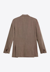 Golden Goose DB Dave Double-Breasted Blazer Brown GMP00835P00209040190_MAROON_29857073