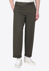 Golden Goose DB Straight-Leg Chino Pants Dark Green GMP01190P000786/R_GOLDE-35674