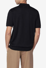 Golden Goose DB Wool Polo T-shirt Black GMP01412P001041/S_GOLDE-90100