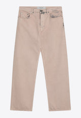 Golden Goose DB Dyed-Effect Denim Pants Pink GMP01636P001854/Q_GOLDE-25235