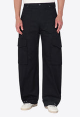 Golden Goose DB Wide-Leg Cargo Pants Black GMP01868P001558/R_GOLDE-90100