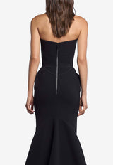 Maticevski Residence Strapless Sculptured Gown Black GO5545/24_BLACK