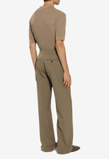 Dolce & Gabbana Tailored Wool-Blend Pants Beige GP07DT FUBGC M0172