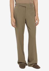 Dolce & Gabbana Tailored Wool-Blend Pants Beige GP07DT FUBGC M0172
