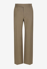 Dolce & Gabbana Tailored Wool-Blend Pants Beige GP07DT FUBGC M0172
