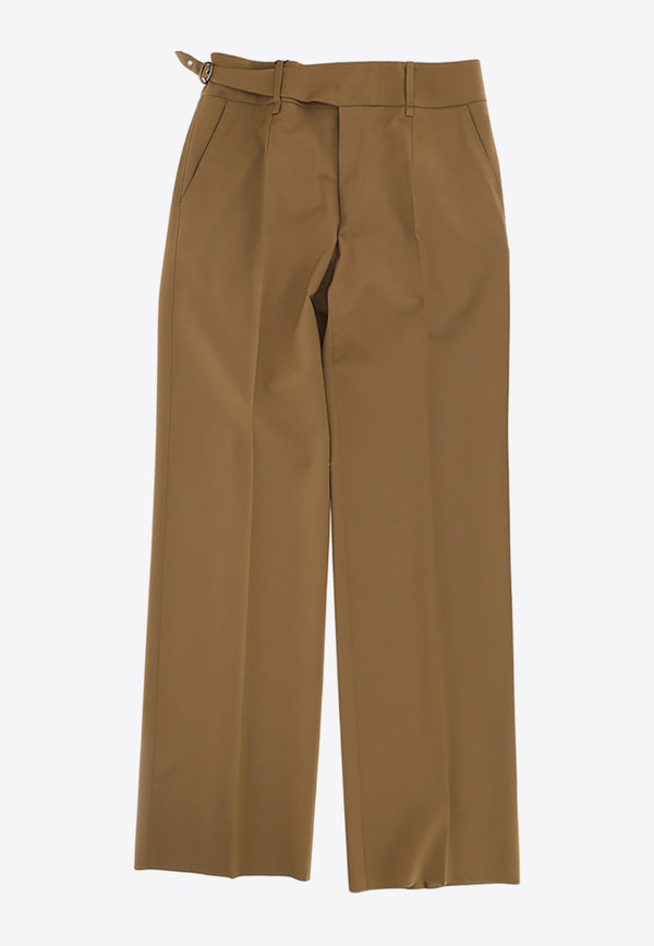 Dolce & Gabbana Two-Way Stretch Twill Tailored Pants Beige GP07DT_FUBGC_M0172