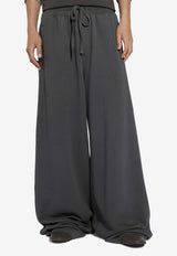 Dolce & Gabbana Wide-Leg Drawstring Pants Gray GP087T G7M3H N9299