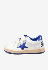 Golden Goose DB Kids Boys Ball Star Leather Sneakers White GTF00501.F004246.10793_WHITE MULT