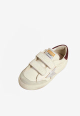 Golden Goose DB Kids Boys Old School Leather Sneakers White GTF00924.F007431.82979_WHITE MULT